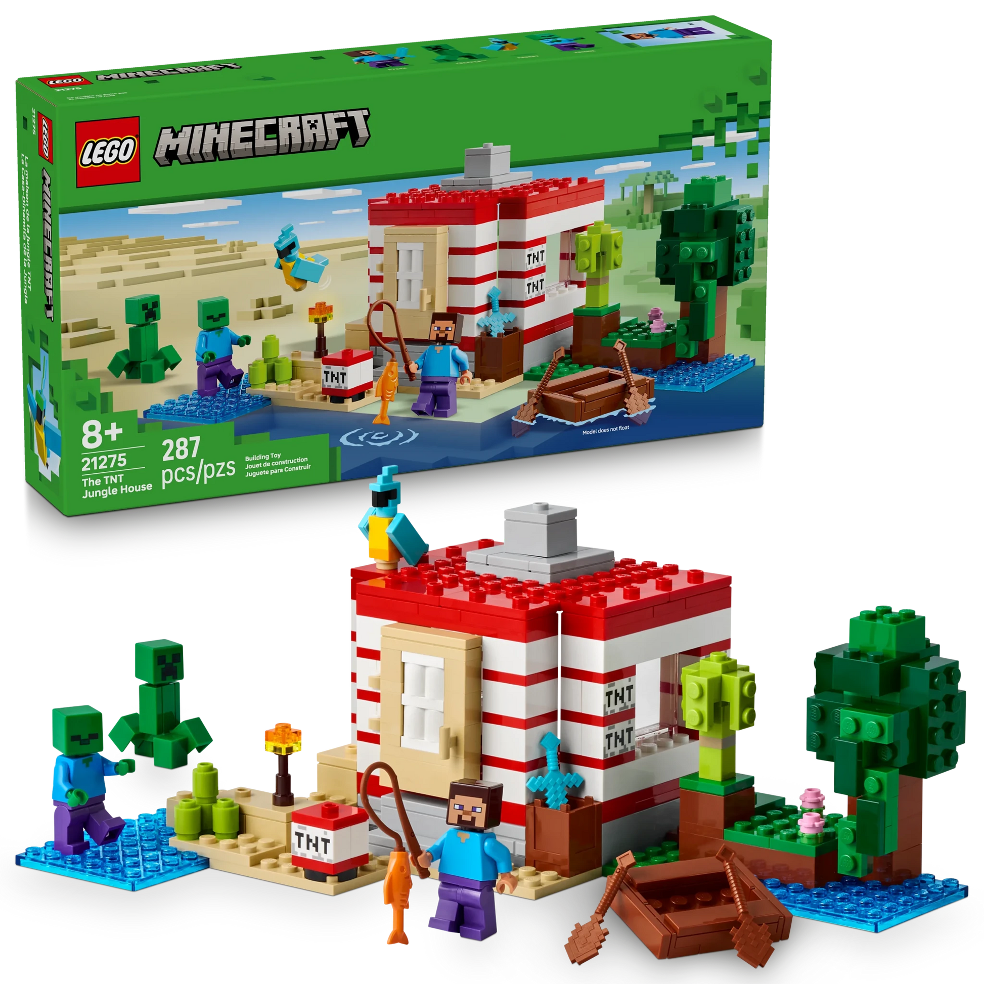 LEGO Minecraft The TNT Jungle House - Trading Card Market