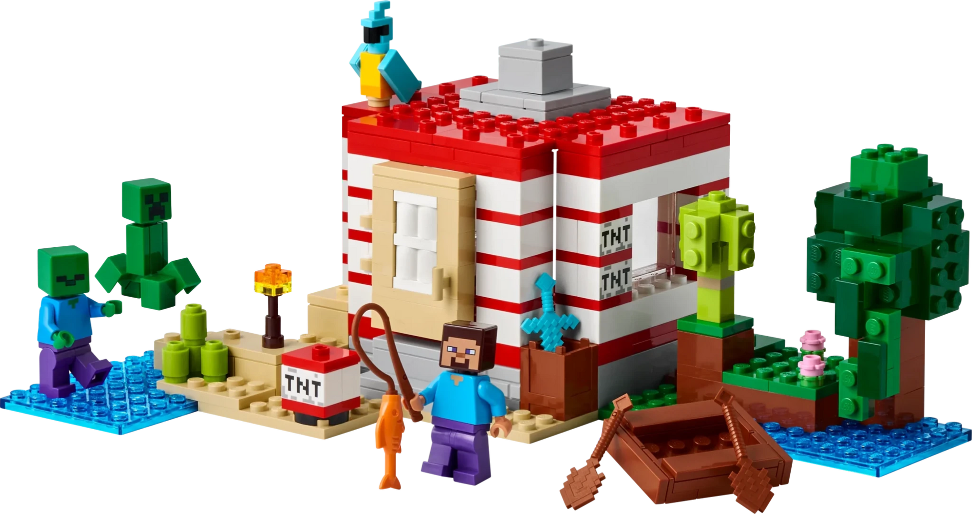 LEGO Minecraft The TNT Jungle House - Trading Card Market