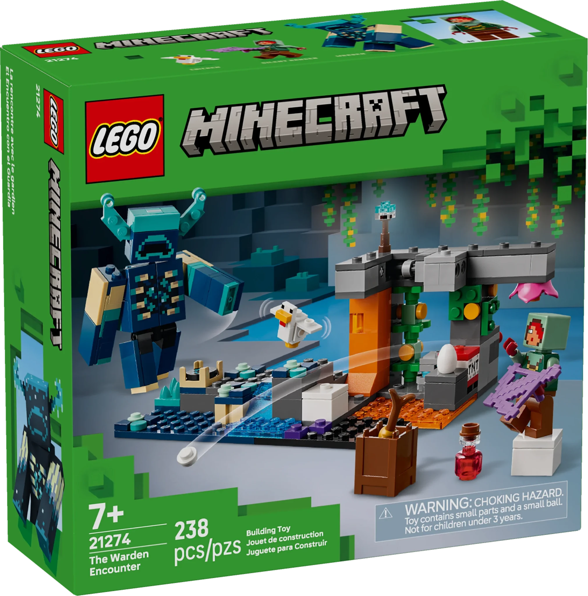 LEGO Minecraft The Warden Encounter – Trading Card Market