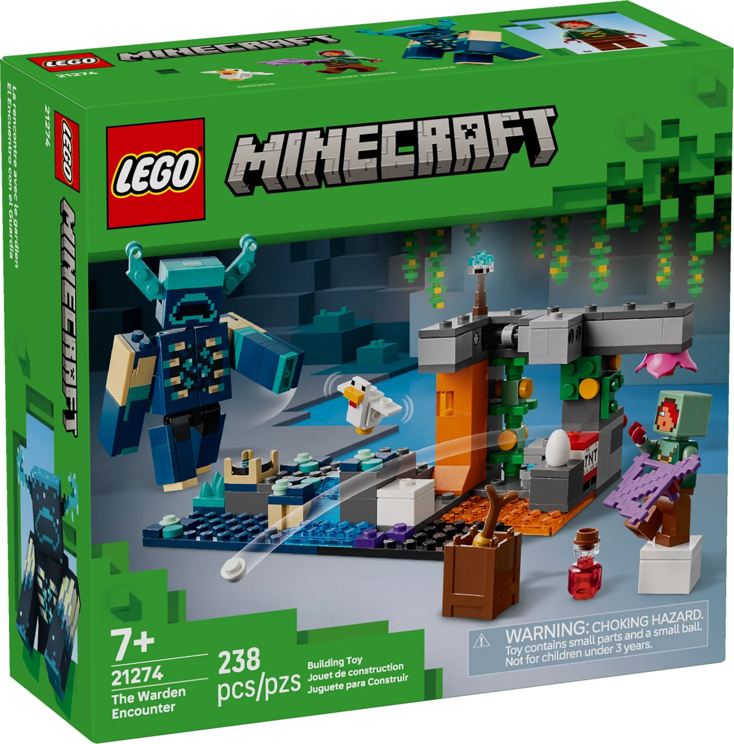 LEGO Minecraft The Warden Encounter - Trading Card Market
