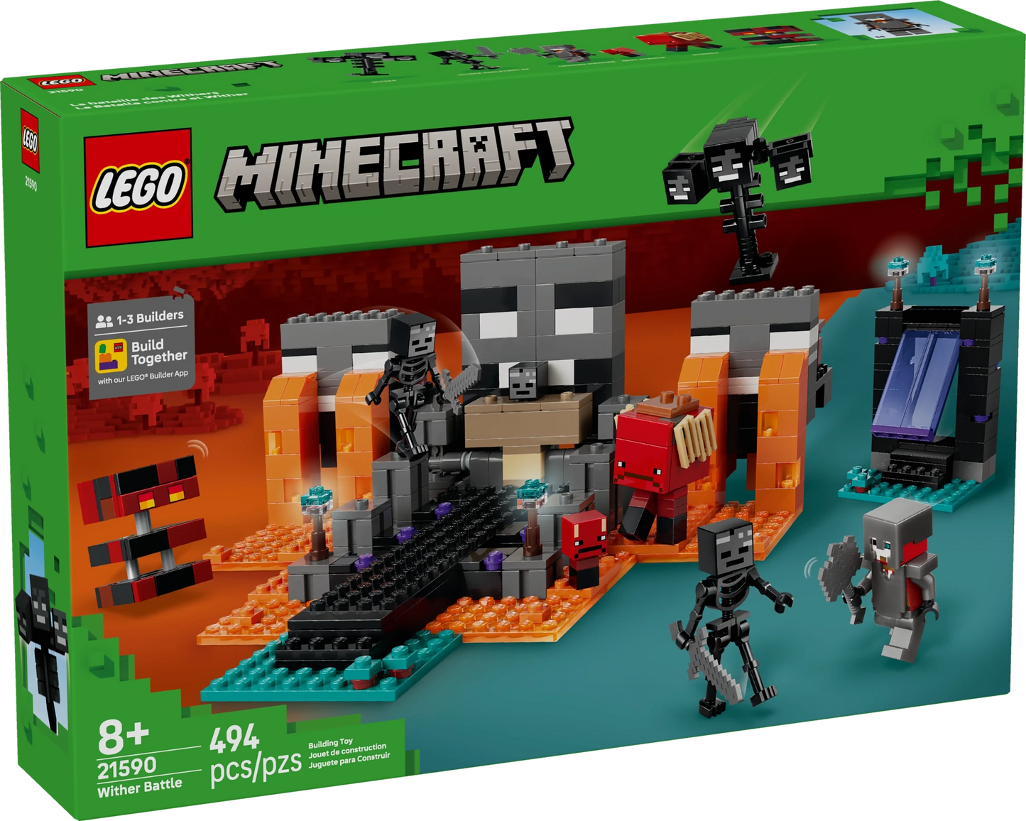 LEGO Minecraft Wither Battle - Trading Card Market