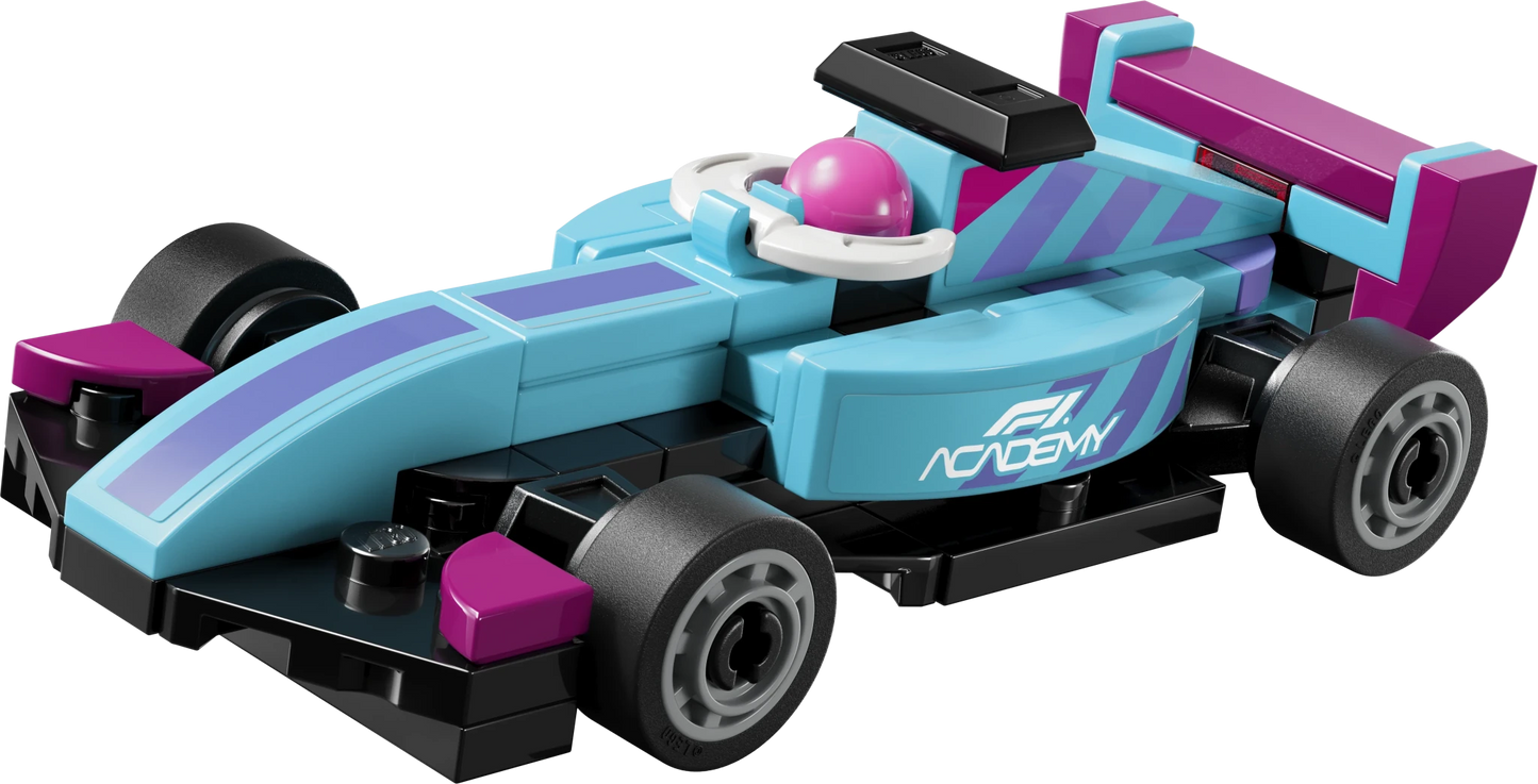 LEGO Mini - Builds Mini F1 ACADEMY Car - Trading Card Market