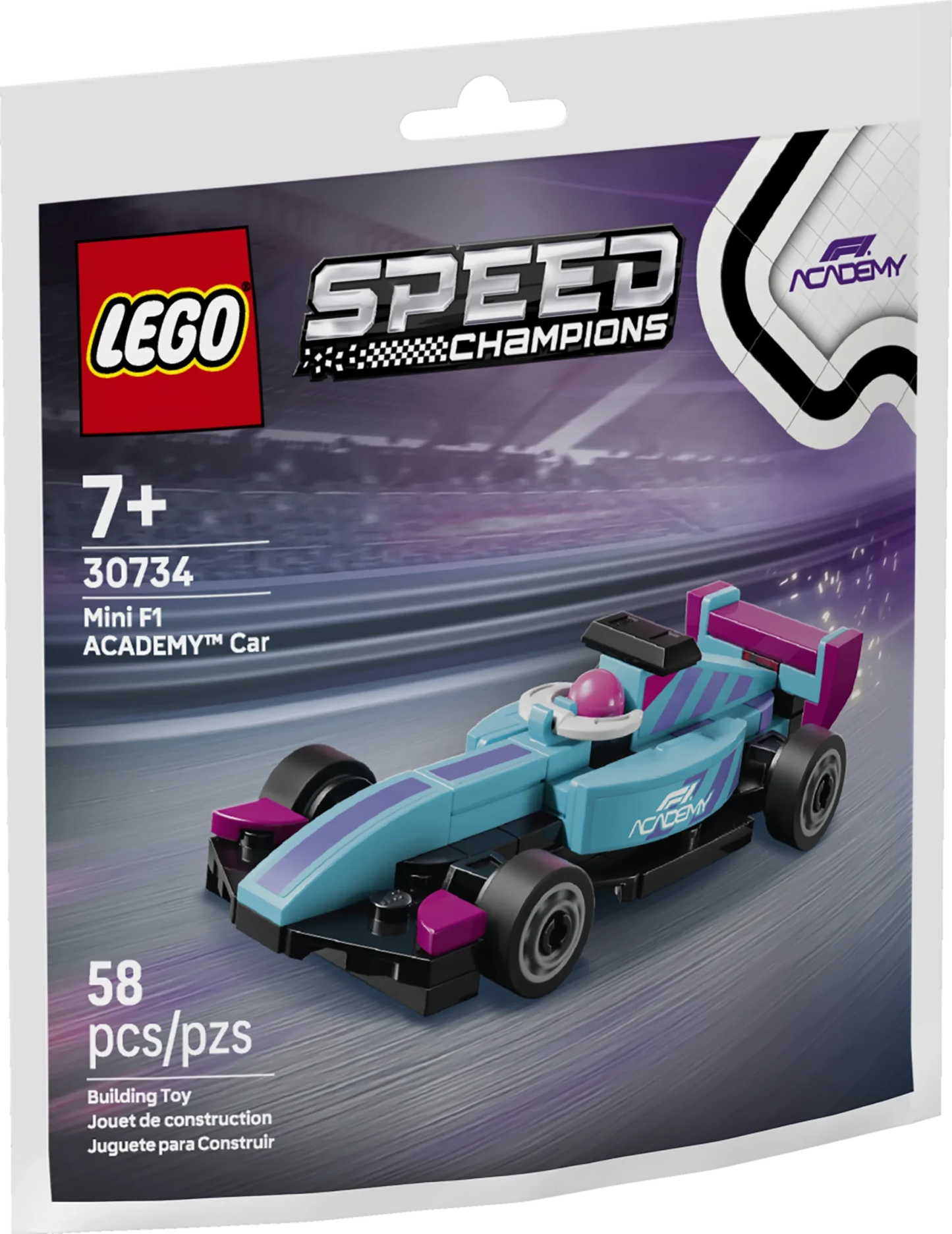 LEGO Mini - Builds Mini F1 ACADEMY Car - Trading Card Market