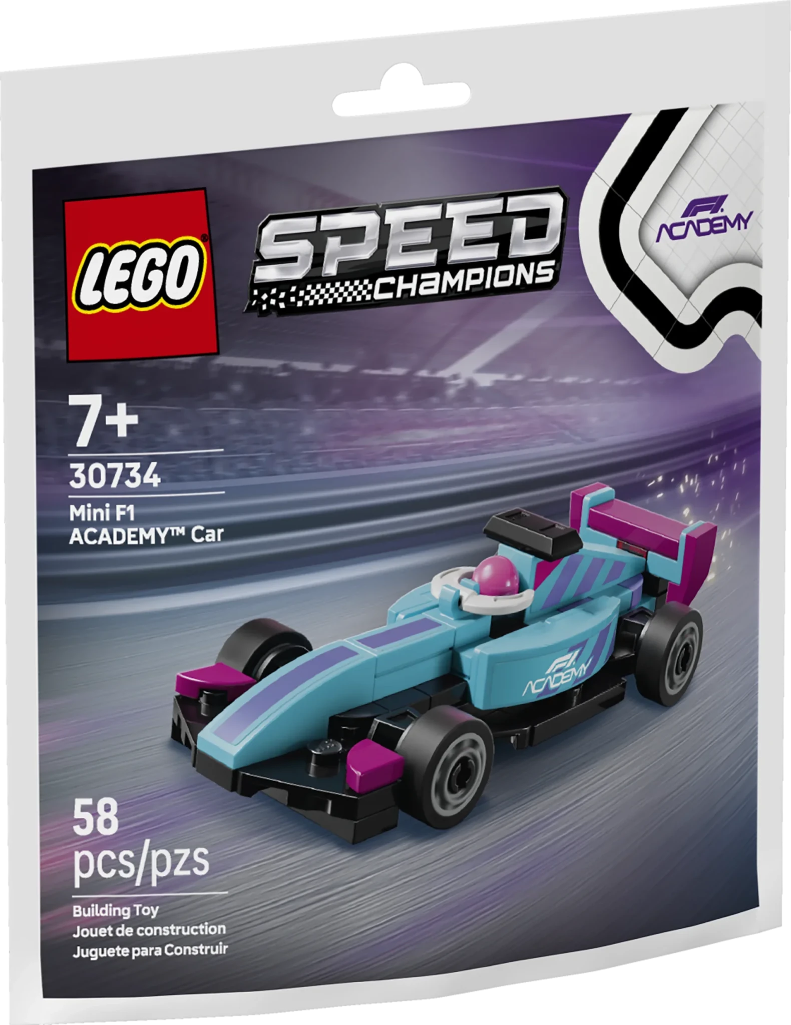LEGO Mini - Builds Mini F1 ACADEMY Car - Trading Card Market