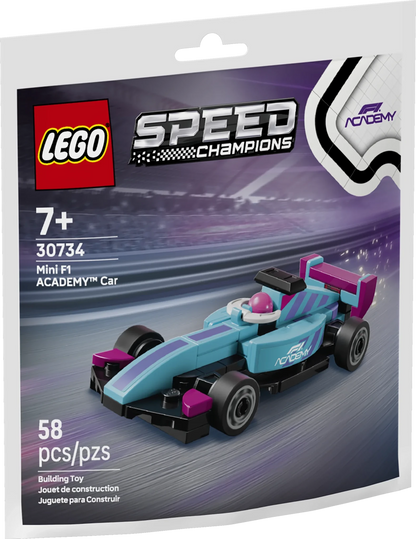 LEGO Mini - Builds Mini F1 ACADEMY Car - Trading Card Market
