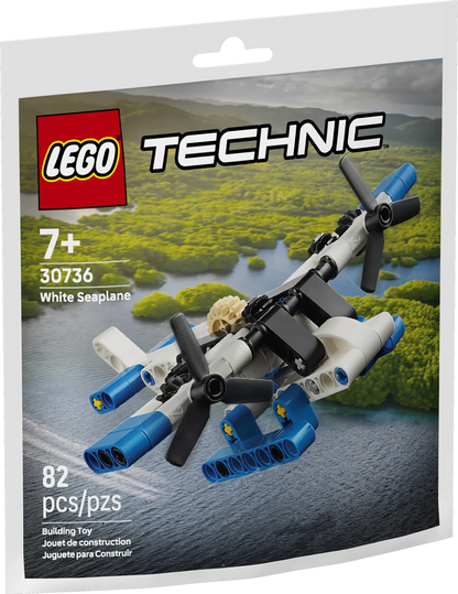LEGO Mini - Builds White Seaplane - Trading Card Market