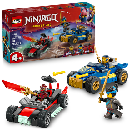 LEGO Ninjago Rogue vs. Drix Race Car Duel