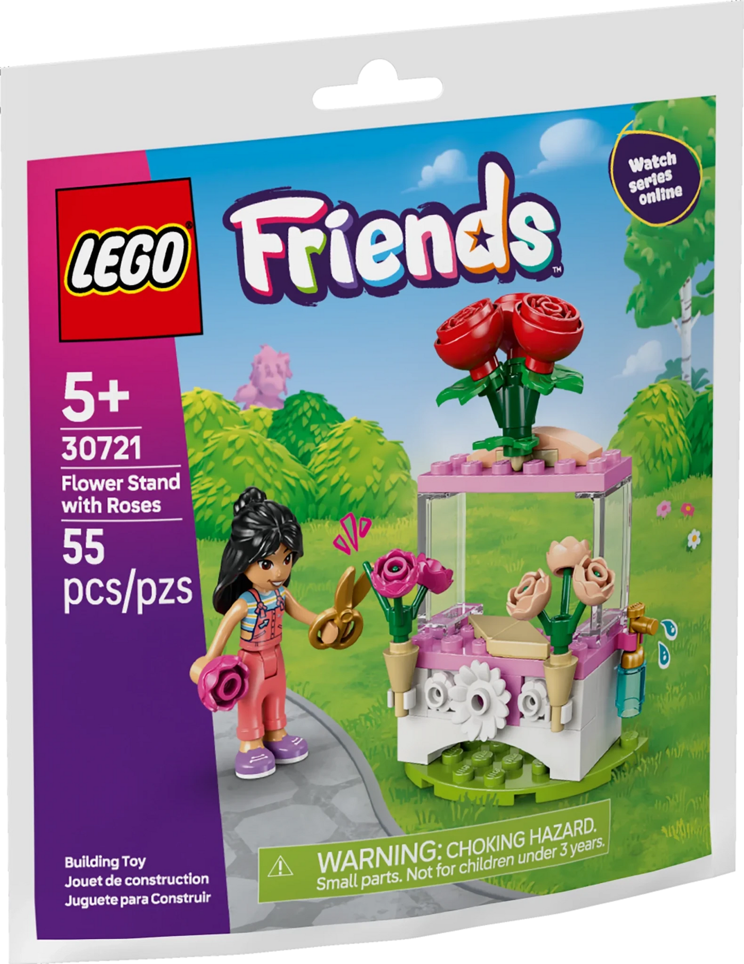 LEGO Recruitment Bags Flower Stand with Roses - Trading Card Market