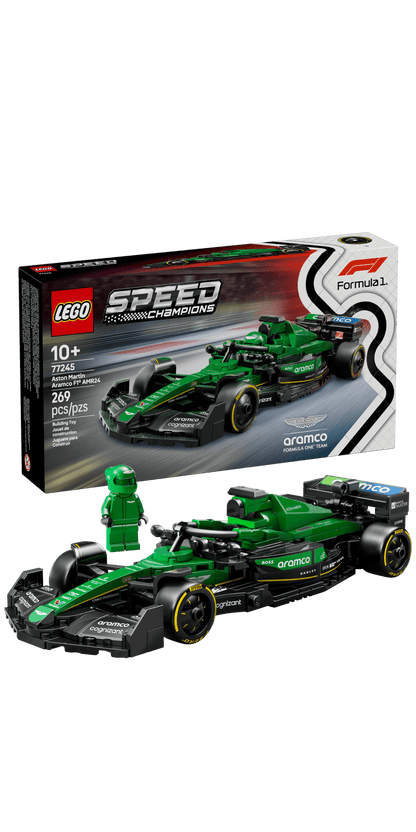 LEGO Speed Champions Aston Martin Aramco F1 AMR24 Race Car - Trading Card Market