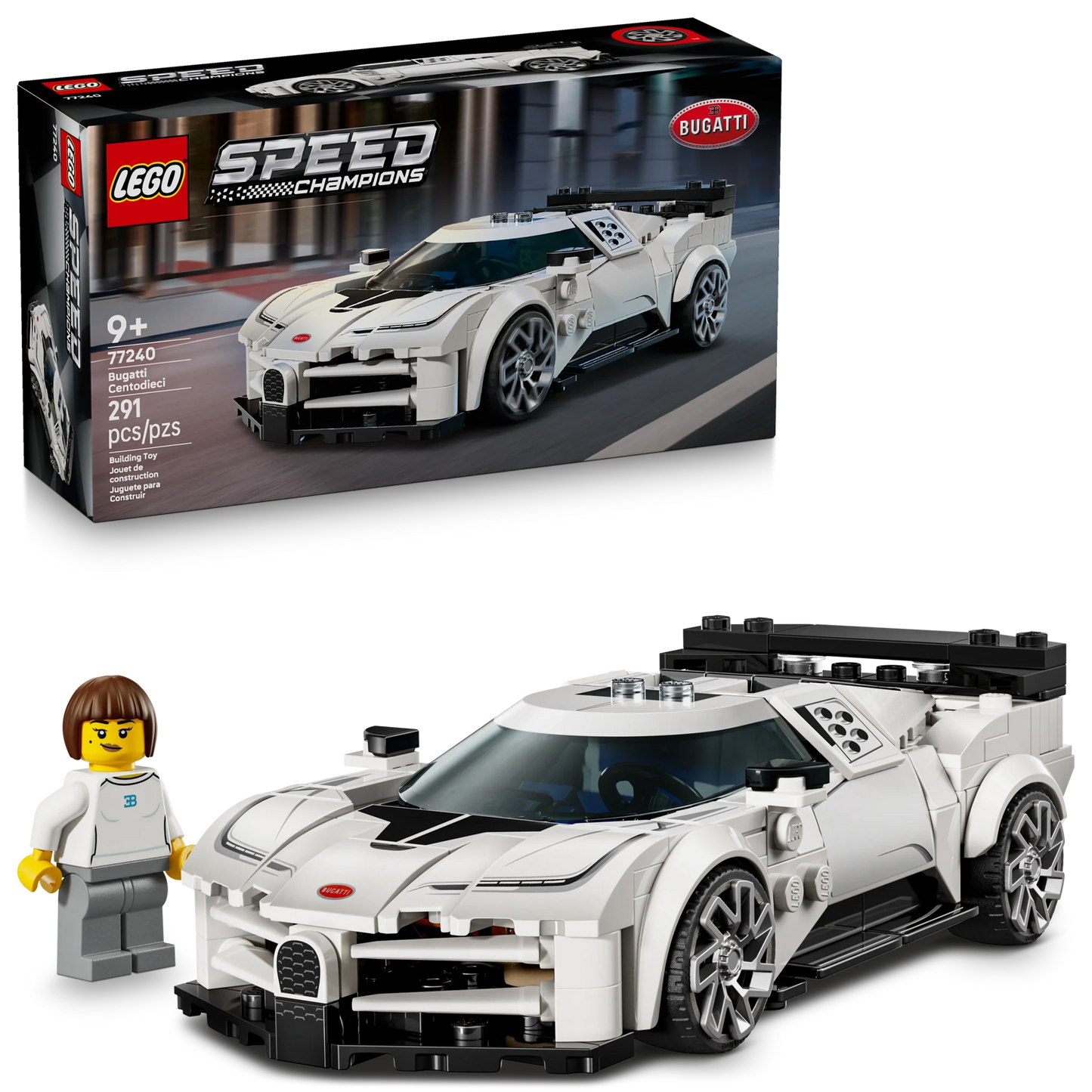 LEGO Speed Champions Bugatti Centodieci Hyper Sports Car - Trading Card Market