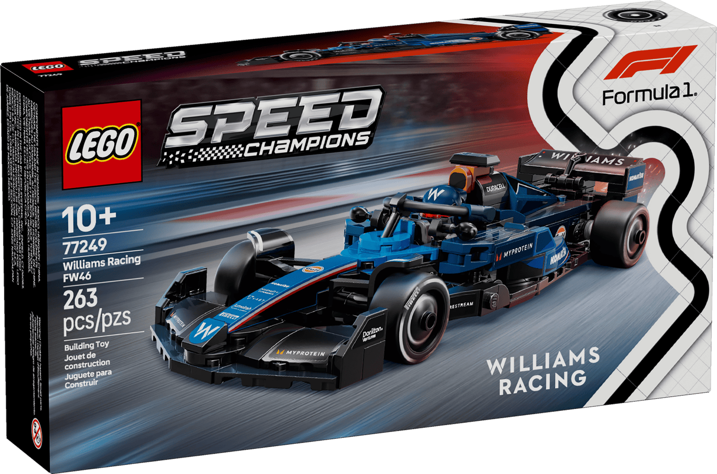 LEGO Speed Champions Williams Racing FW46 F1 Race Car - Trading Card Market