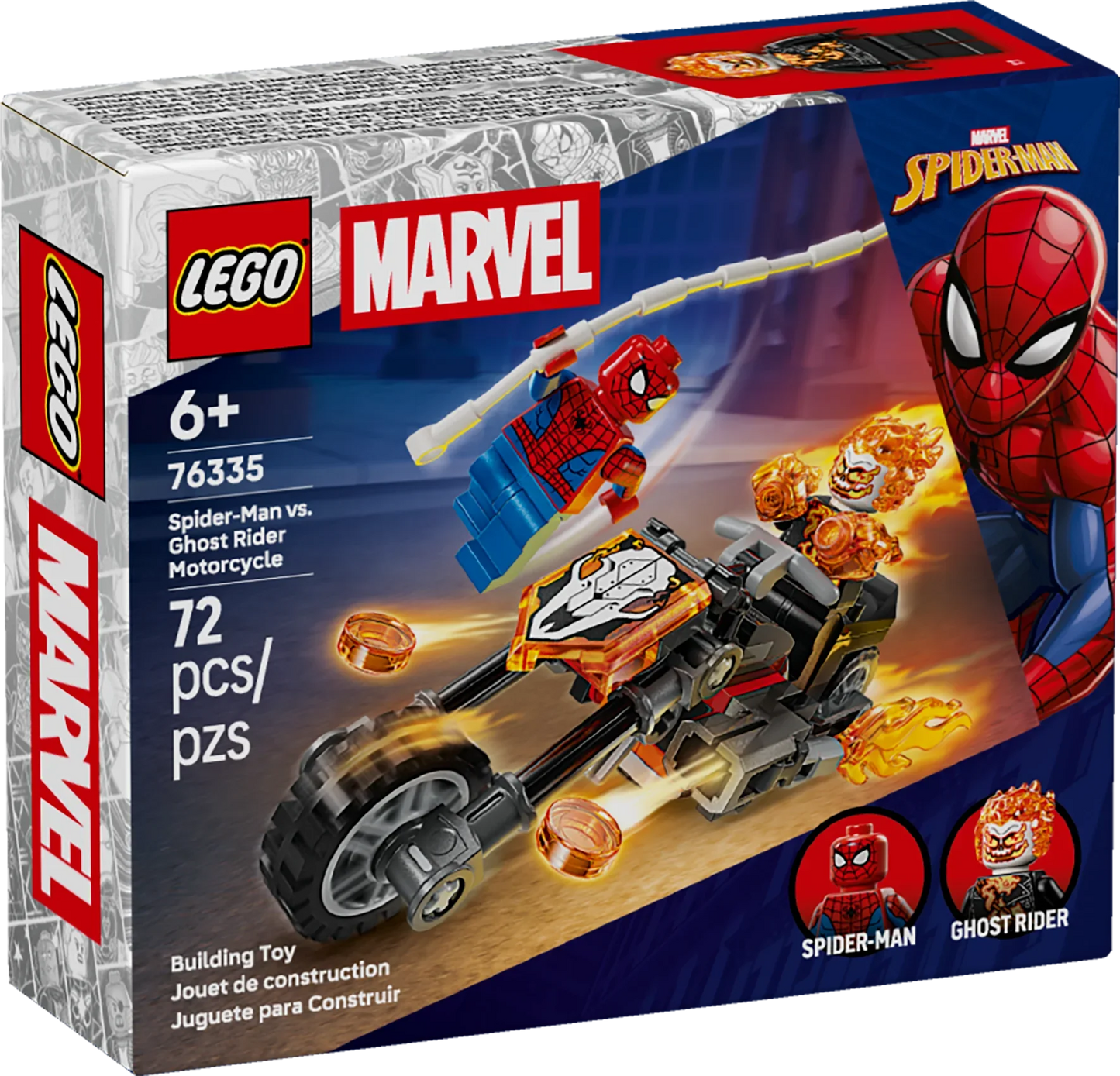 LEGO Super Heroes Marvel Spider - Man vs. Ghost Rider Motorcycle - Trading Card Market