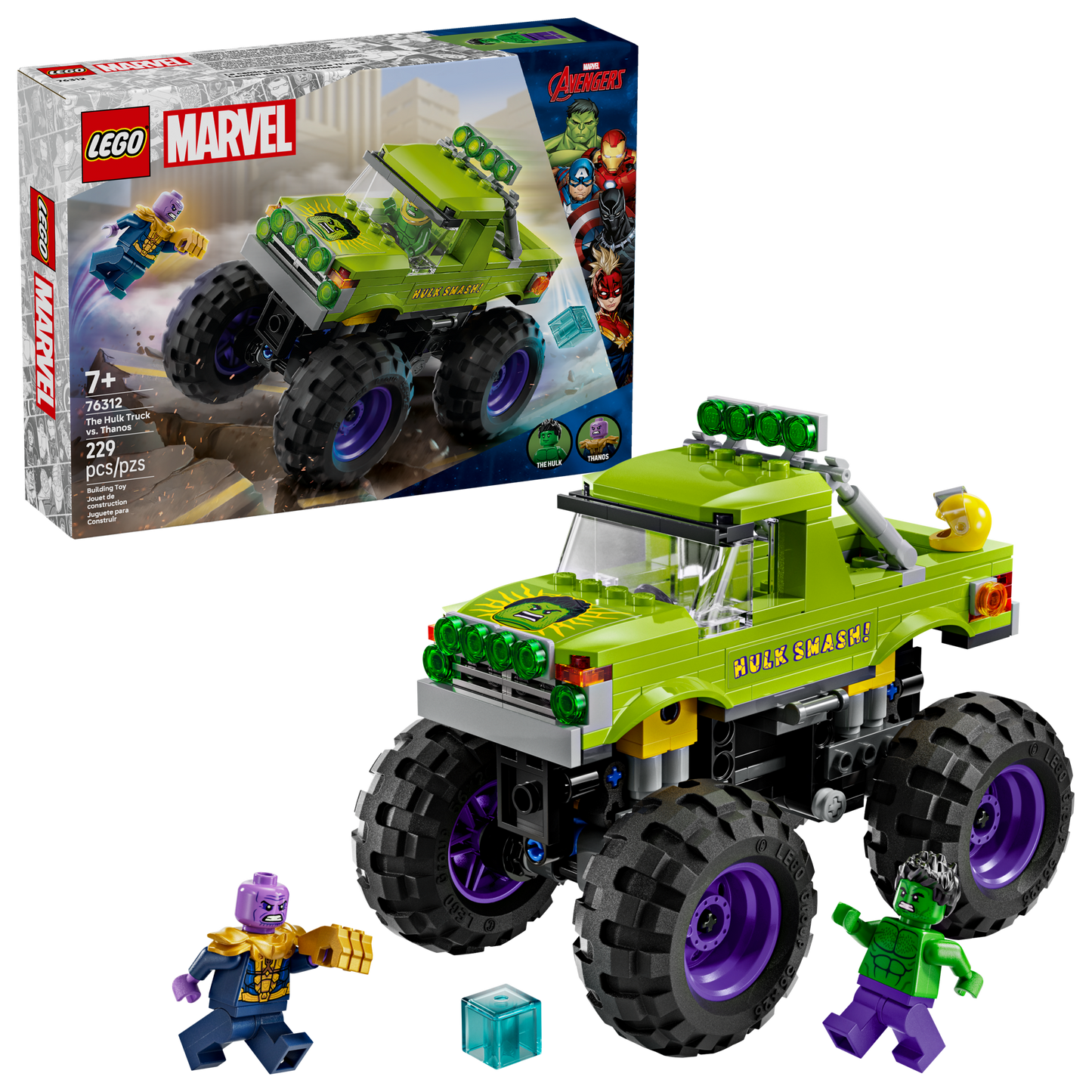 LEGO Super Heroes Marvel The Hulk Truck vs. Thanos - Trading Card Market