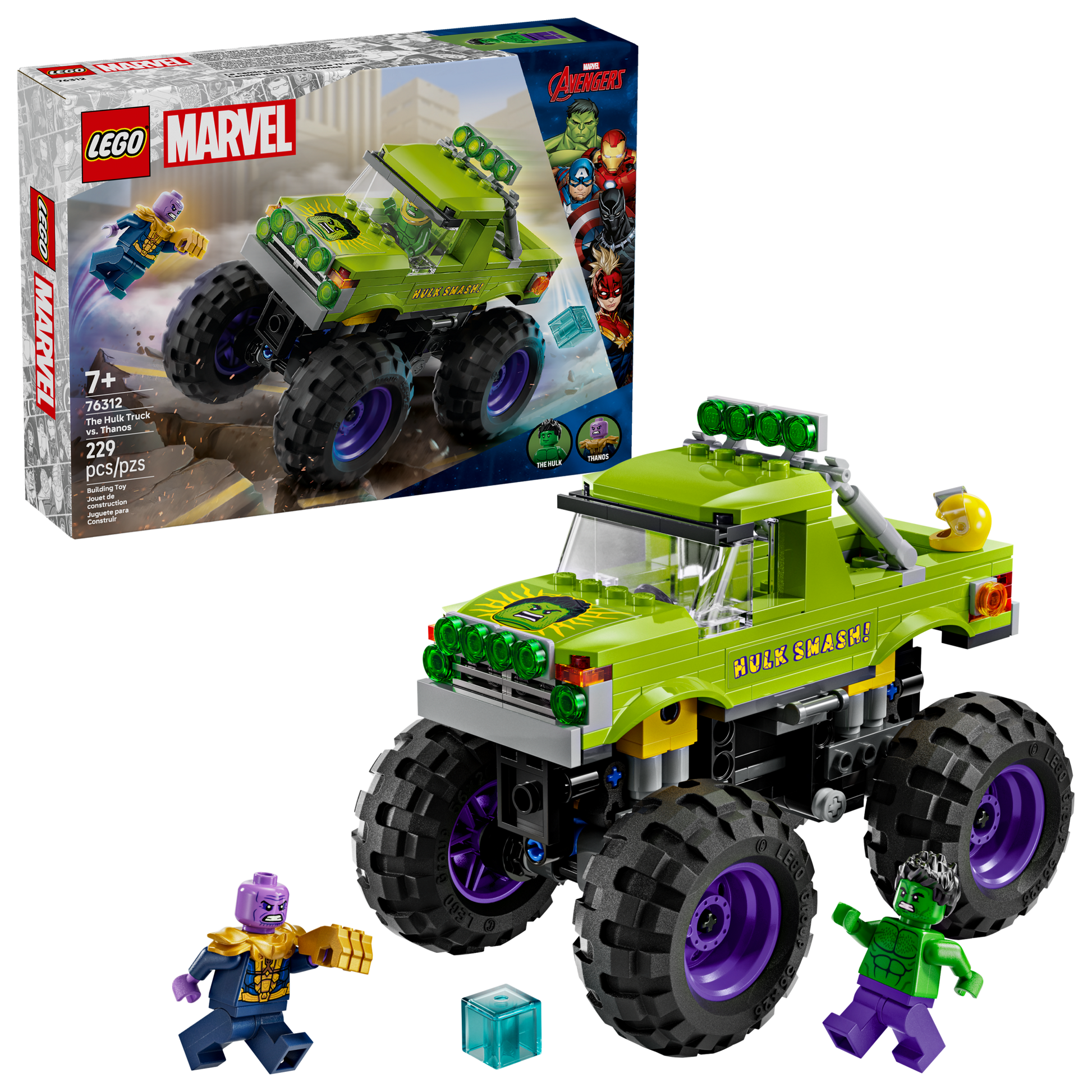 LEGO Super Heroes Marvel The Hulk Truck vs. Thanos - Trading Card Market