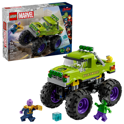 LEGO Super Heroes Marvel The Hulk Truck vs. Thanos - Trading Card Market