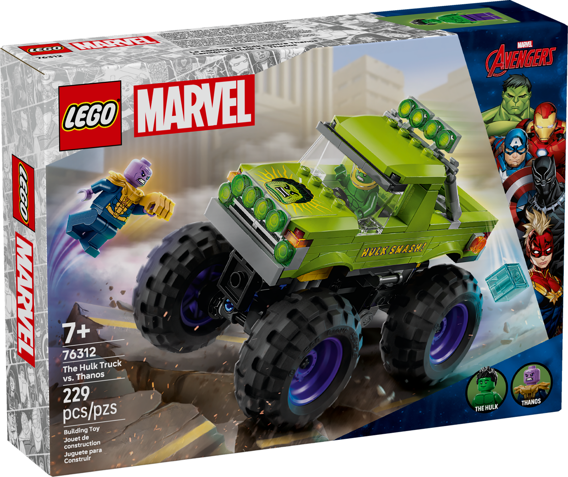LEGO Super Heroes Marvel The Hulk Truck vs. Thanos - Trading Card Market