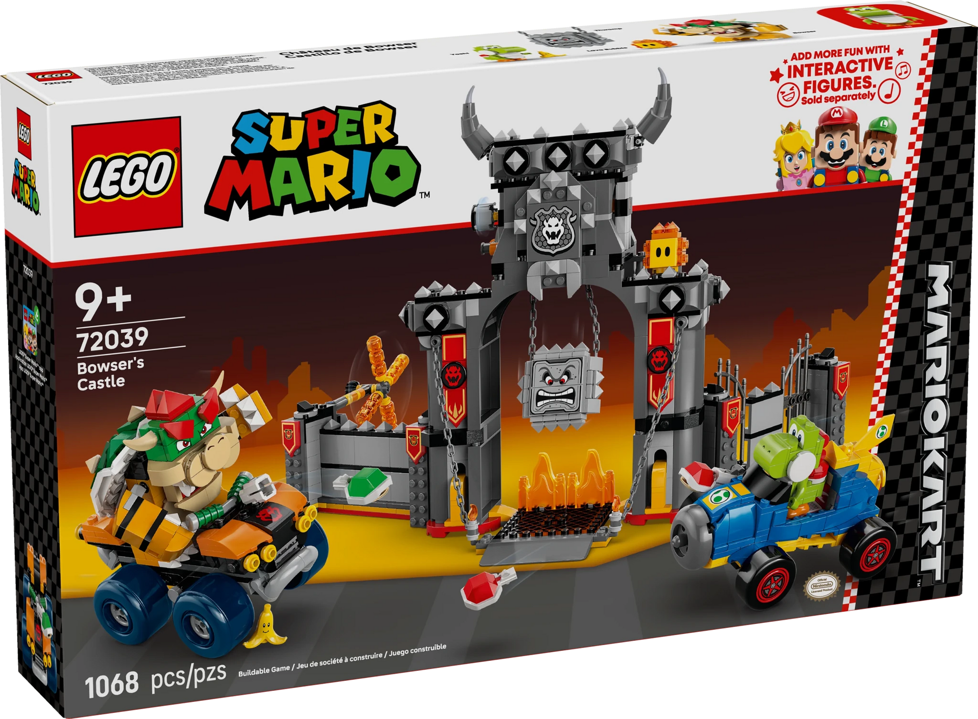 LEGO Super Mario Mario Kart Bowser's Castle - Trading Card Market