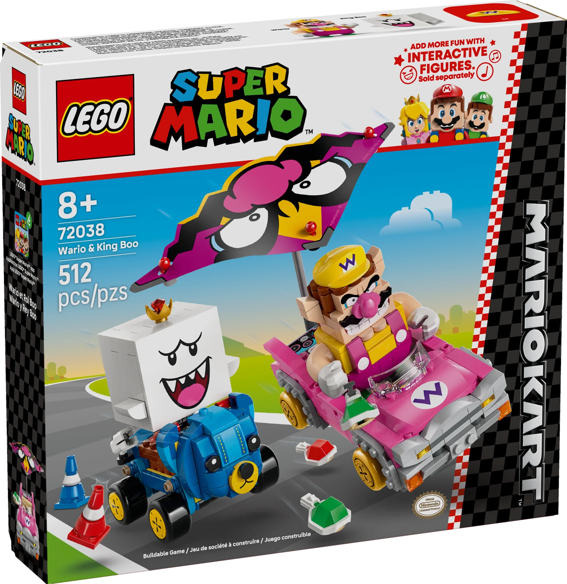 LEGO Super Mario Mario Kart Wario & King Boo - Trading Card Market