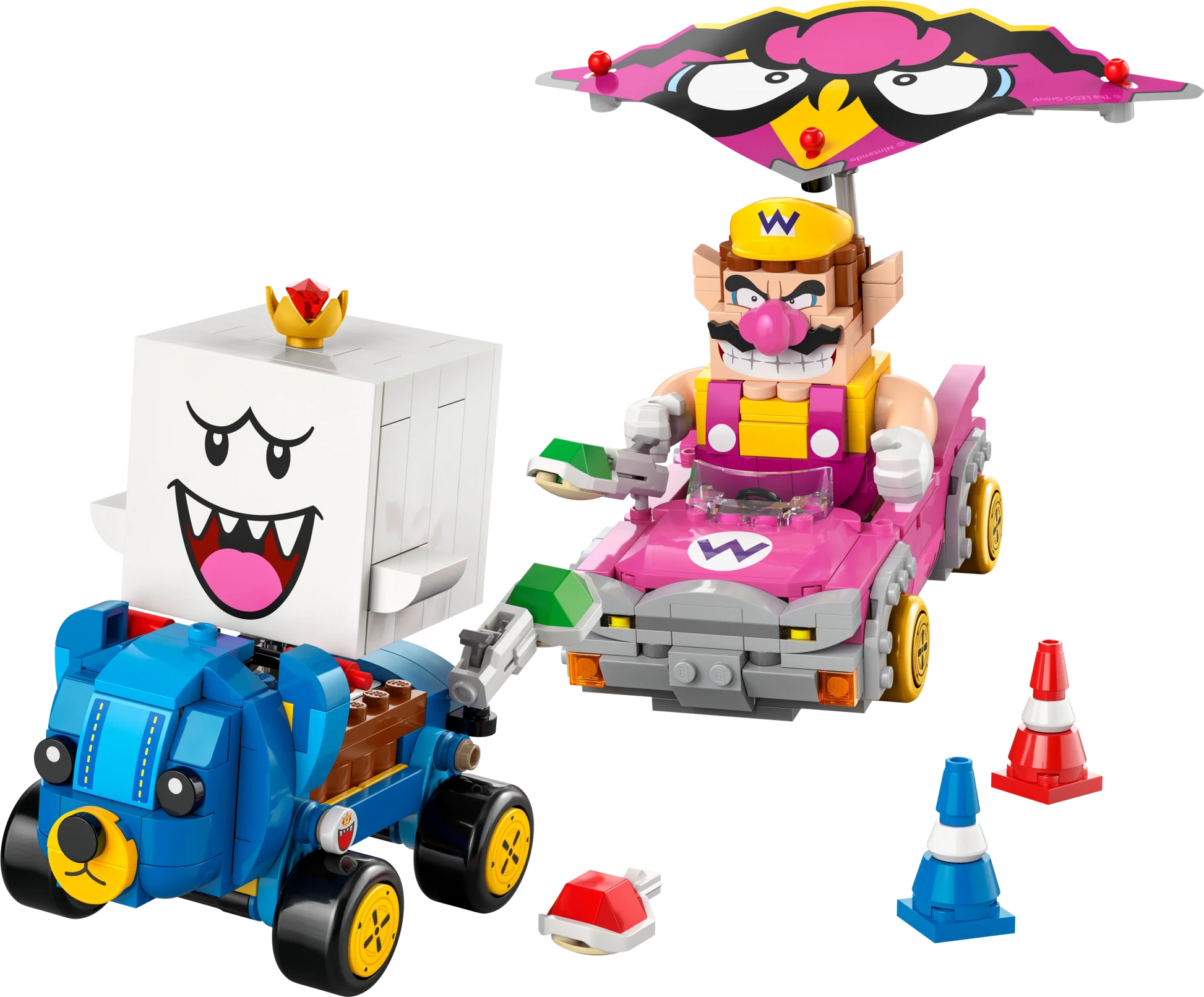 LEGO Super Mario Mario Kart Wario & King Boo - Trading Card Market