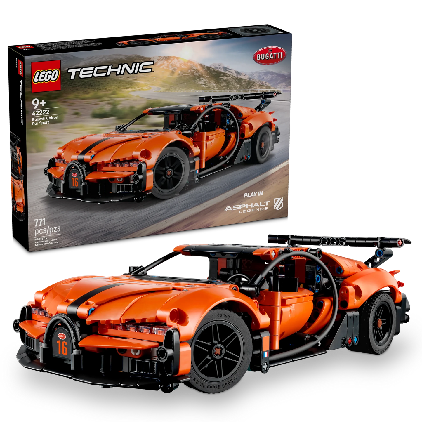 LEGO Technic Bugatti Chiron Pur Sport Hyper Car - Trading Card Market