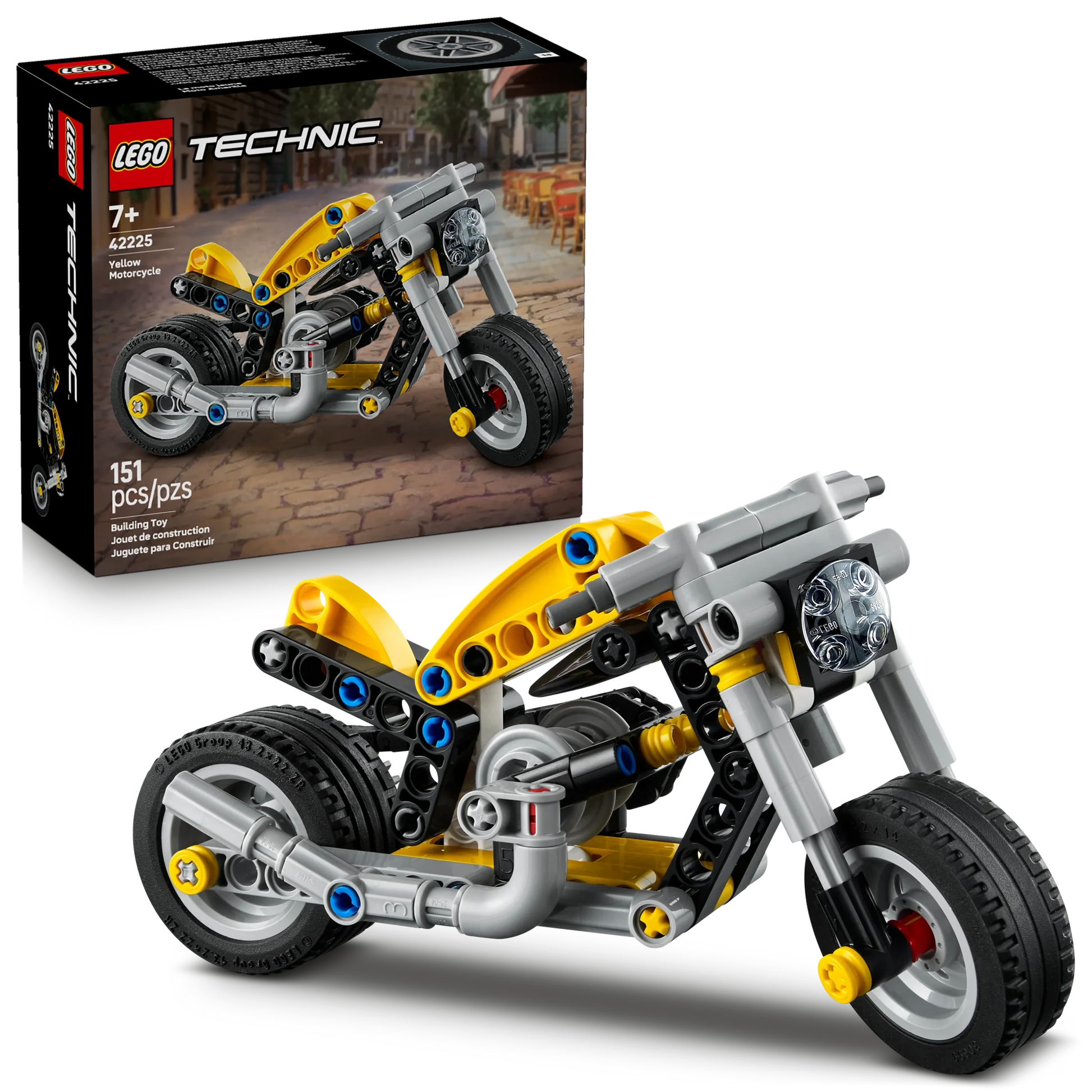 LEGO Technic Yellow Motorcycle - Trading Card Market