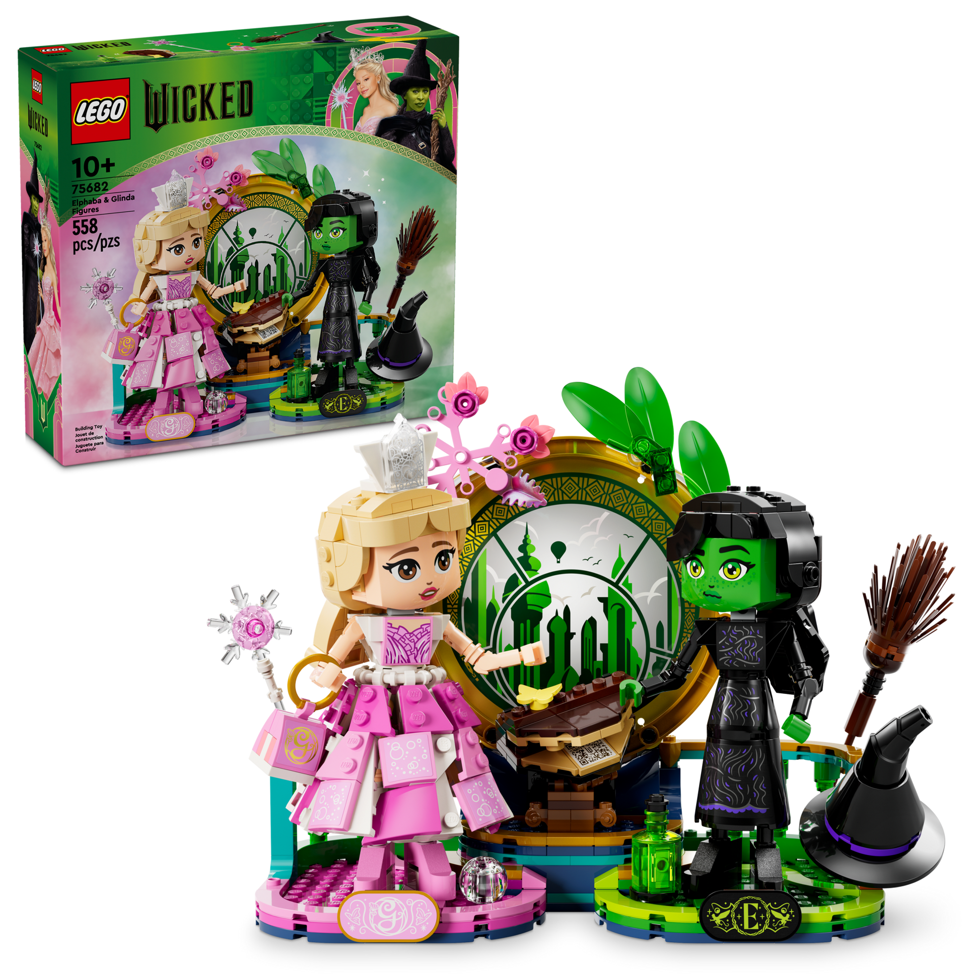 LEGO Wicked Elphaba & Glinda Figures - Trading Card Market