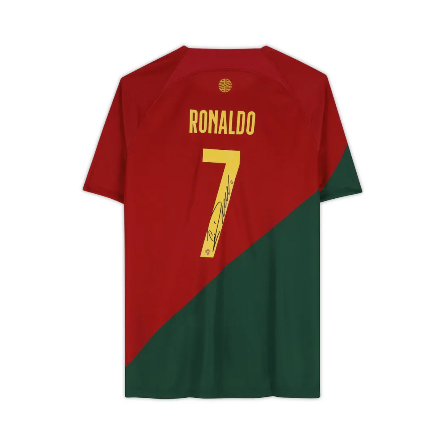 Fanatics Authentic Cristiano Ronaldo Autographed 2022/23 Portugal Red/Green Nike Jersey