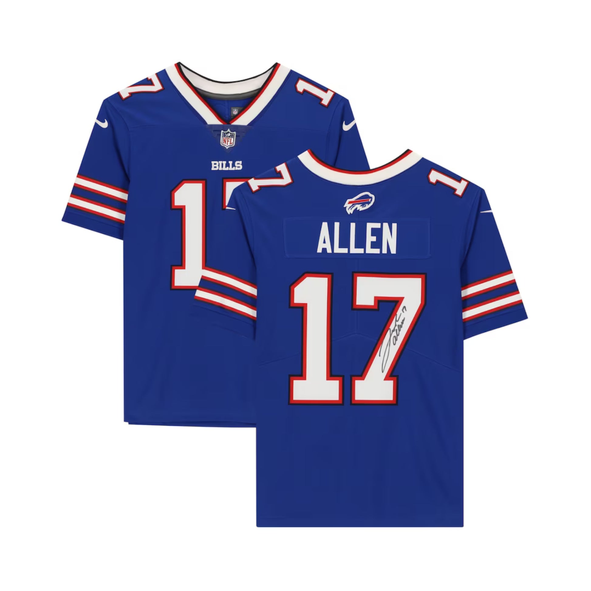 Fanatics Authentic Josh Allen Autographed Buffalo Bills Blue Nike Limited Jersey - Trading Card Market