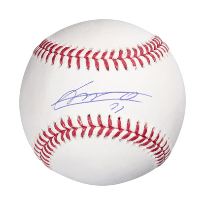 Fanatics Authentic Vladimir Guerrero Jr. Autographed Rawlings Official MLB Baseball w/ Display Cube