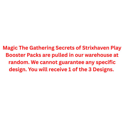 Magic The Gathering Secrets of Strixhaven Play Booster Pack