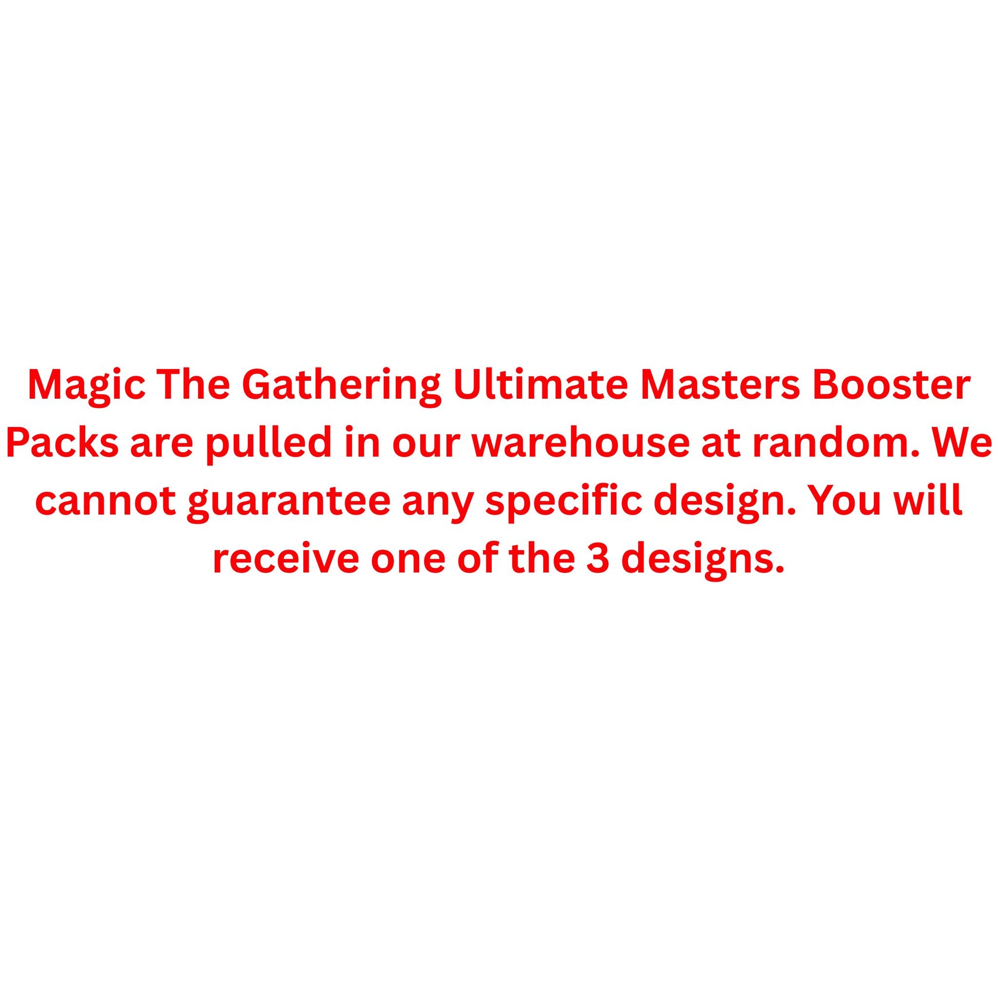 Magic The Gathering Ultimate Masters Booster Pack - Trading Card Market