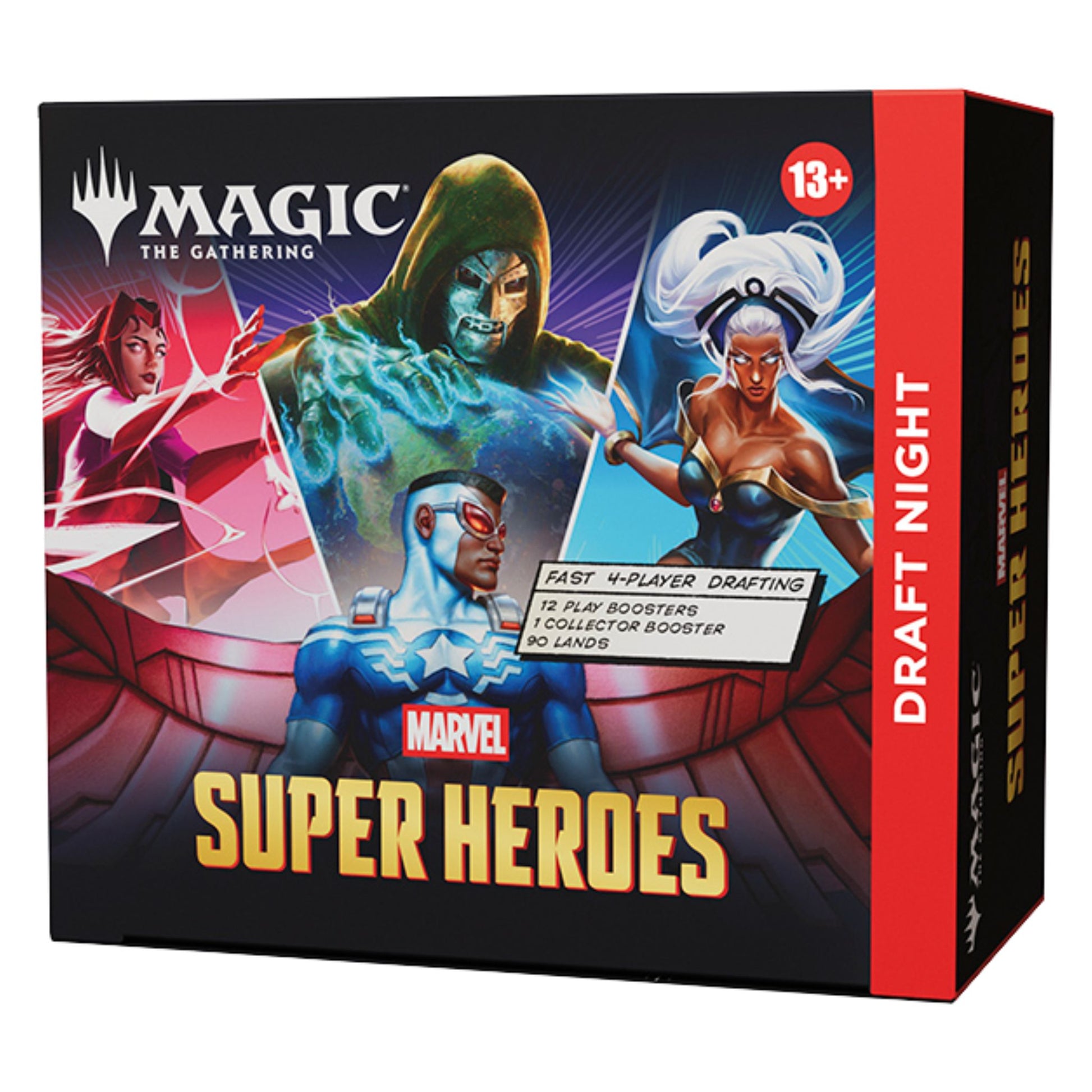 Magic The Gathering Universes Beyond Marvel Super Heroes Draft Night Box (Presell) - Trading Card Market