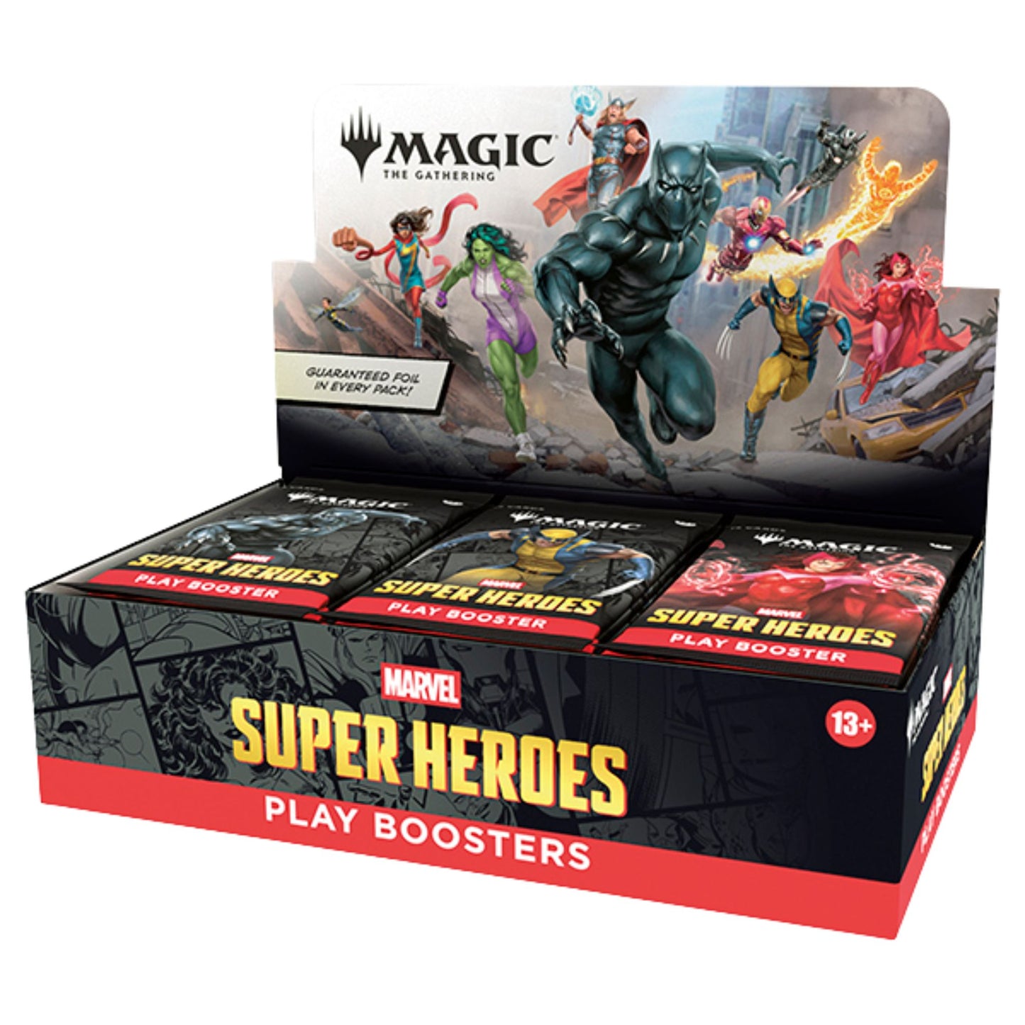 Magic The Gathering Universes Beyond Marvel Super Heroes Play Booster Box (Presell) - Trading Card Market