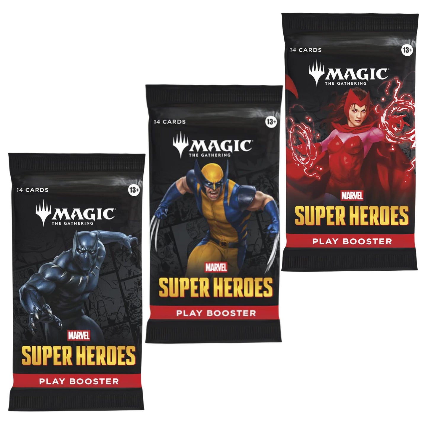Magic The Gathering Universes Beyond Marvel Super Heroes Play Booster Pack - Trading Card Market