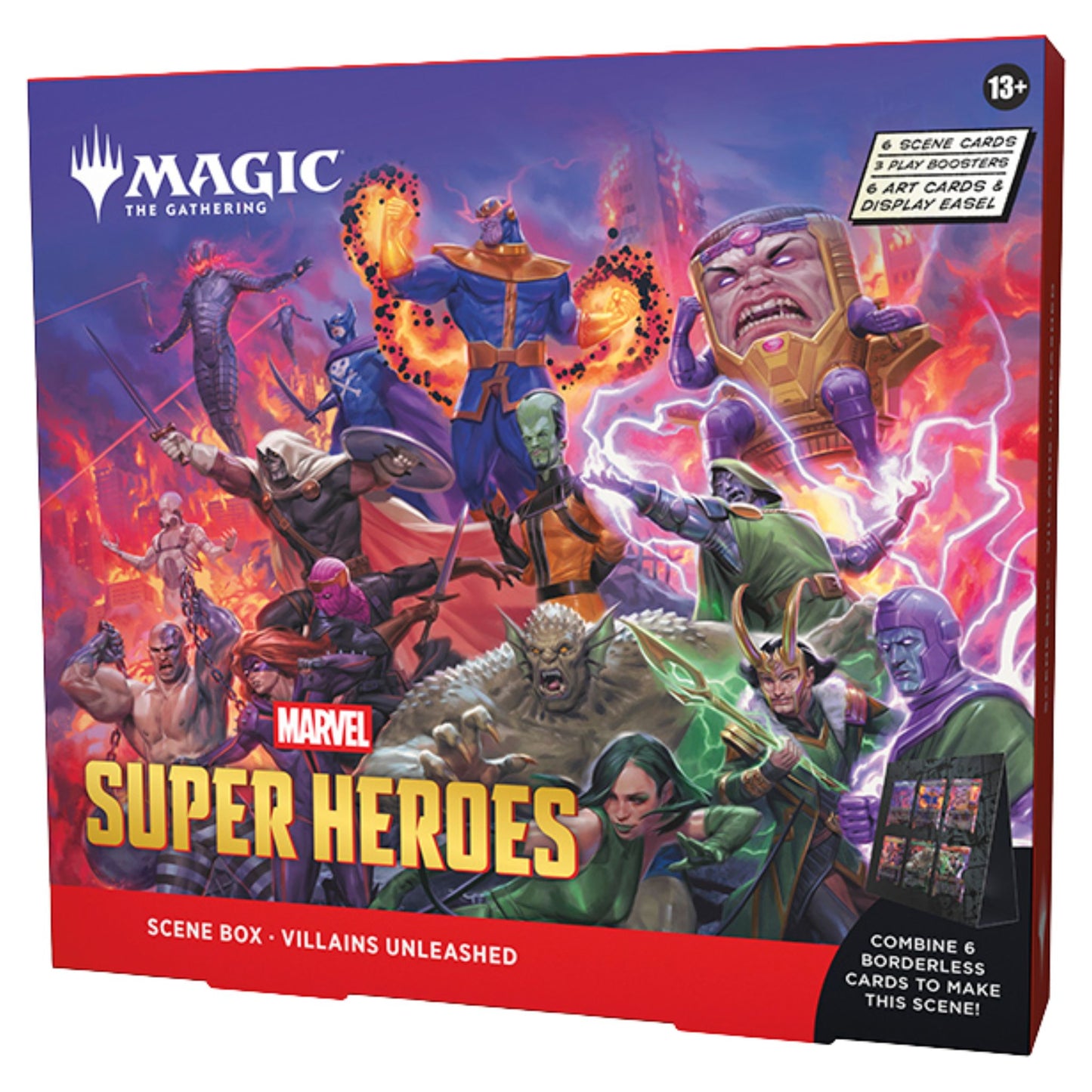 Magic The Gathering Universes Beyond Marvel Super Heroes Villians Unleashed Scene Box (Presell) - Trading Card Market