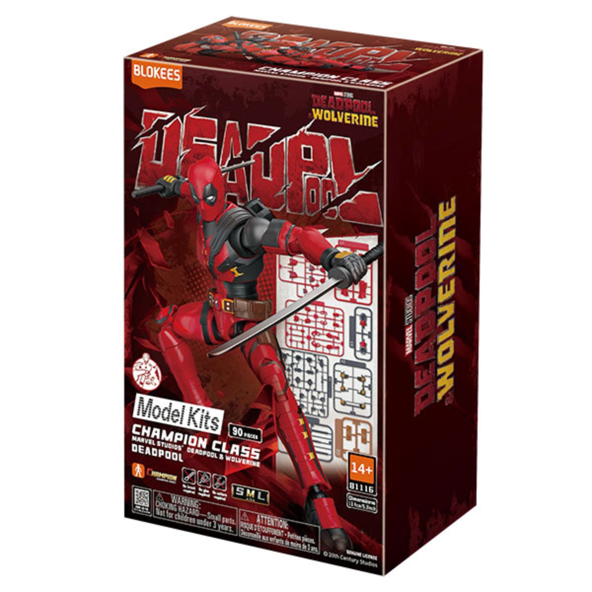 Marvel Blokees 5.3-inch Champion Class CC04 Infinity SAGA Deadpool