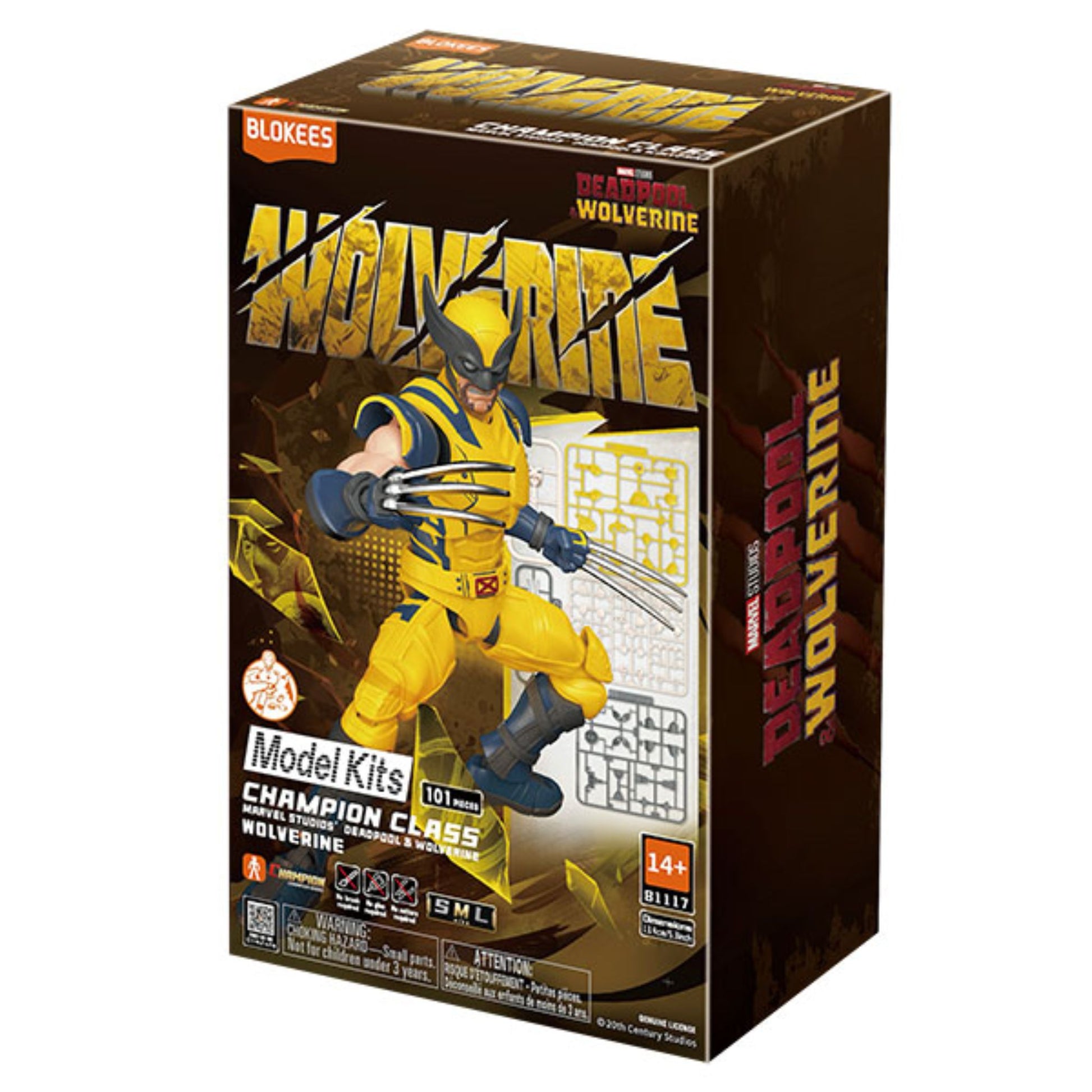 Marvel Blokees 5.3-inch Champion Class CC05 Infinity SAGA Wolverine