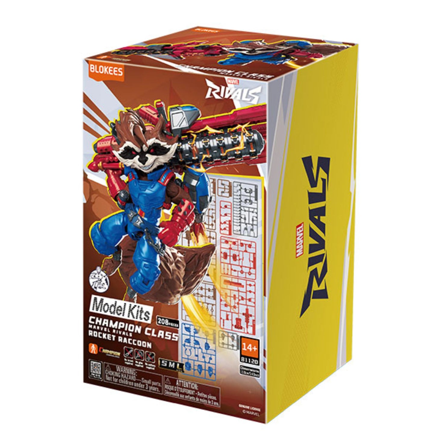 Marvel Blokees 5.3-inch Champion Class CC08 Marvel Rivals Rocket Raccoon