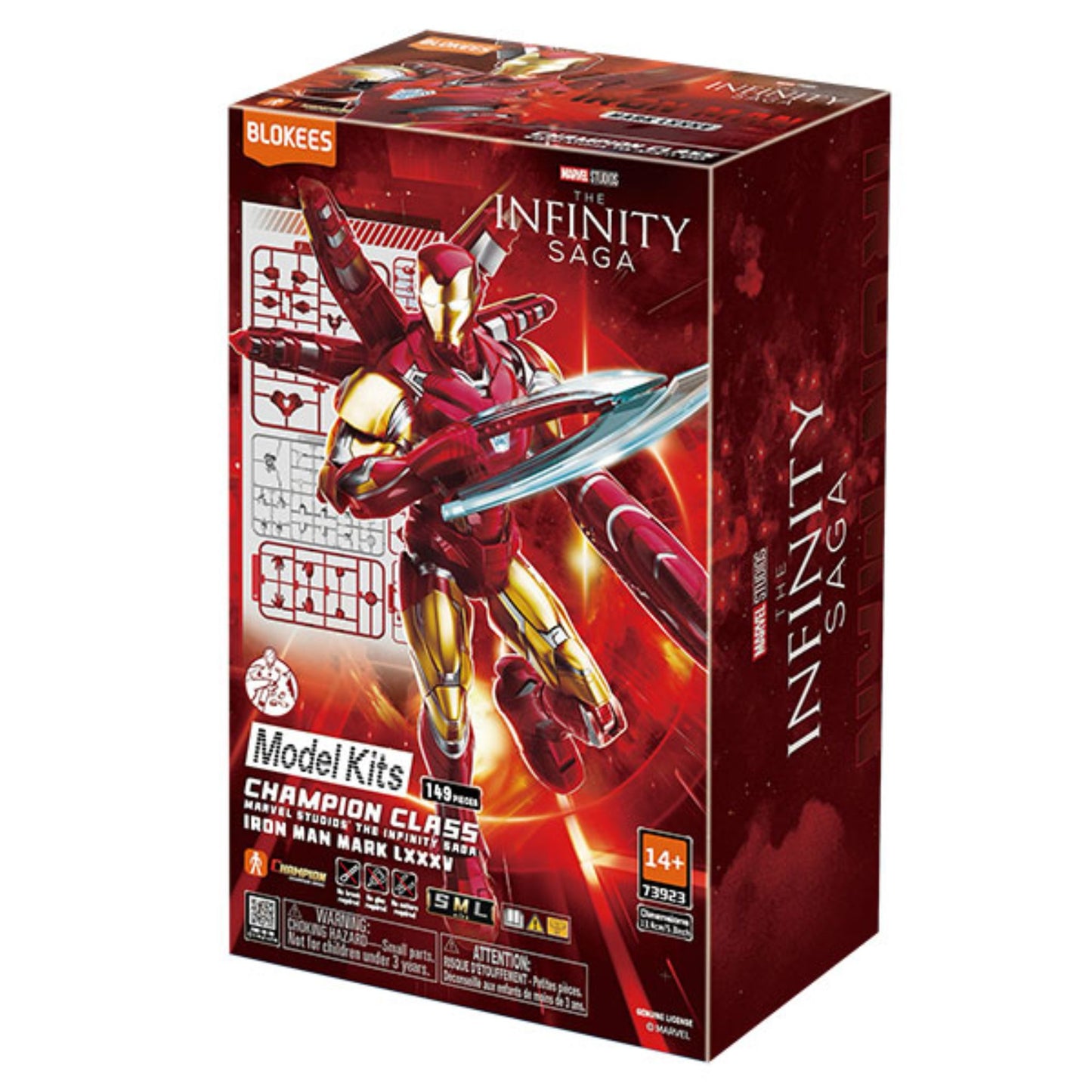 Marvel Blokees 5.3-inch Champion Class CC01 Infinity SAGA Iron Man