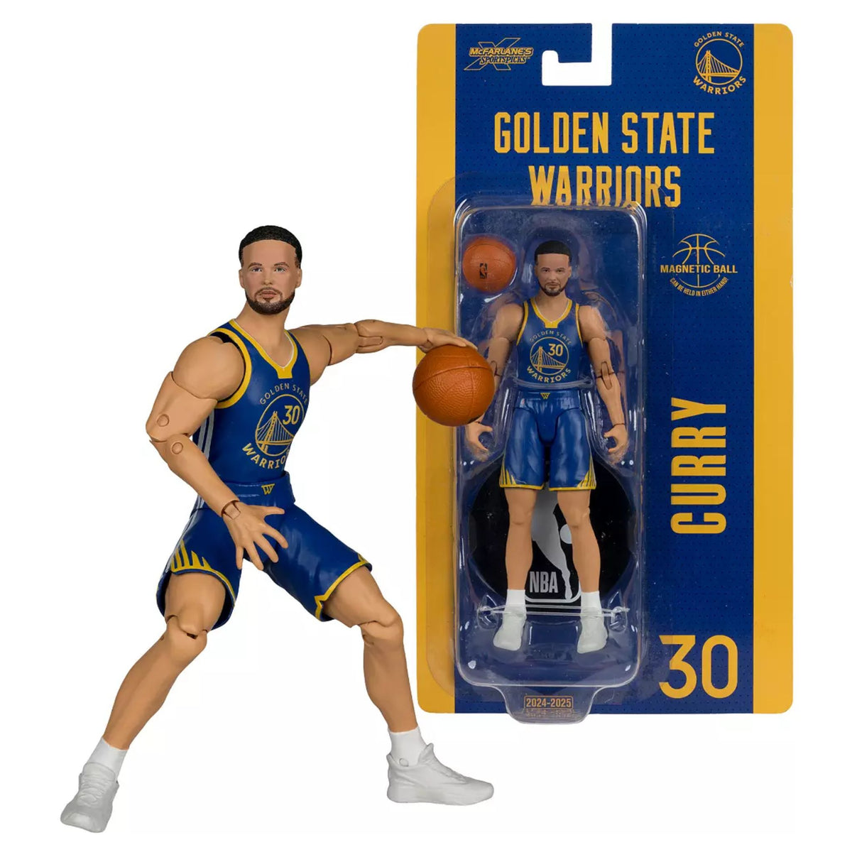 McFarlane Toys Stephen Curry NBA Warriors Action Figure