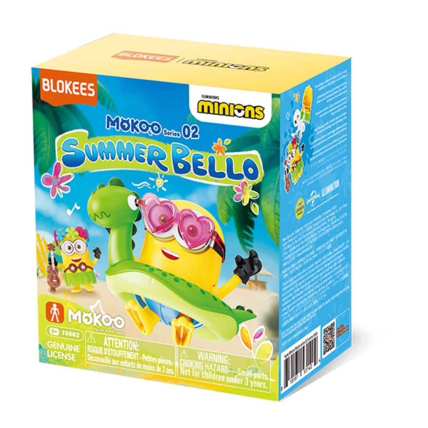 Minions Blokees Series 02 'Summer Bello' Mokoo Model Kit Blind Box