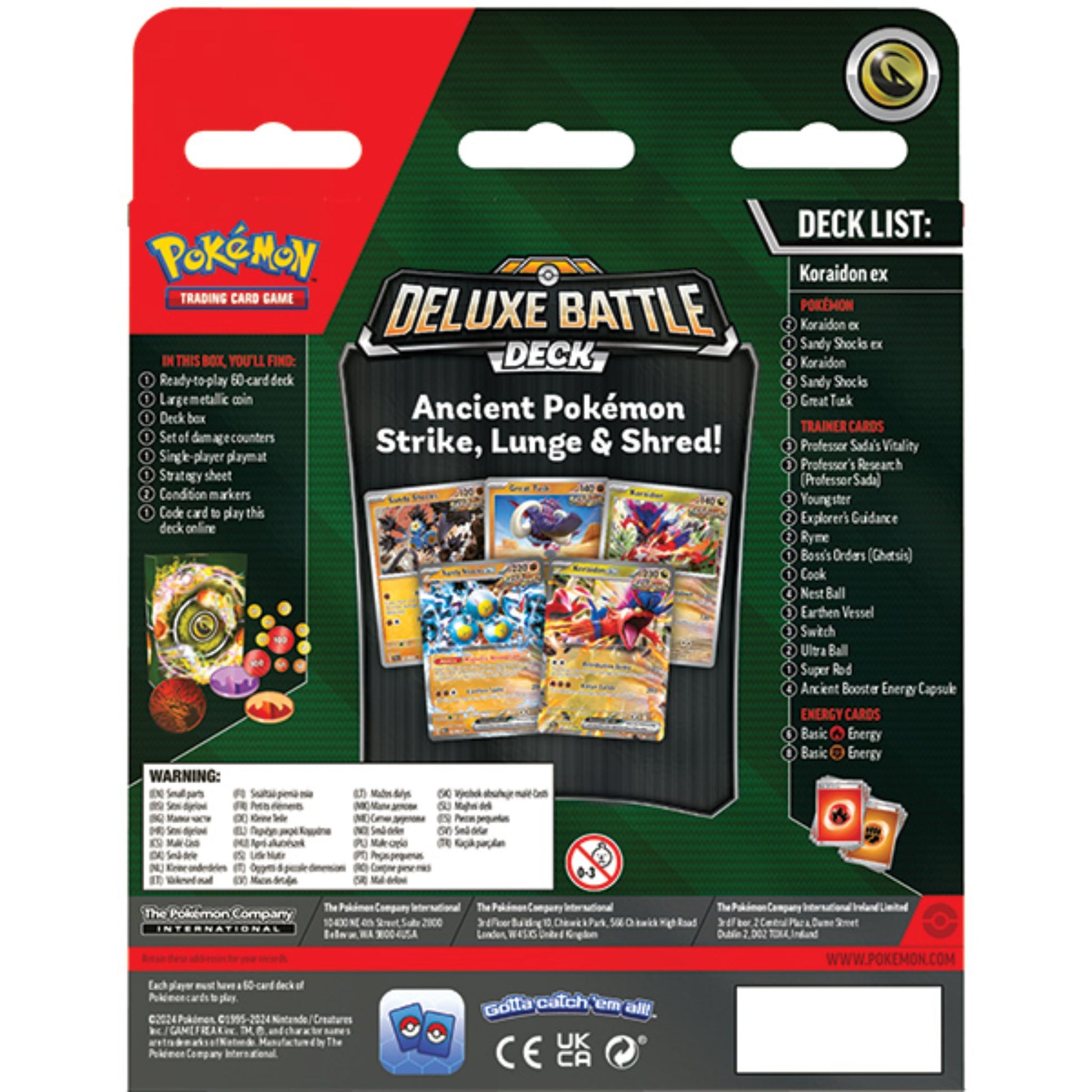 Pokemon Koraidon Ex Deluxe Battle Deck Trading Card Market Pokemon Koraidon Ex Deluxe Battle Deck Trading Card Market
