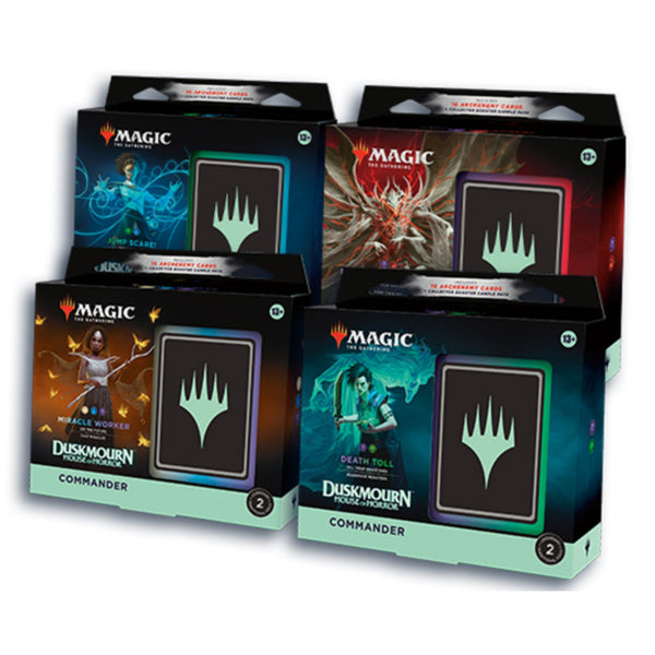 Magic The Gathering Duskmourn Commander Deck Set (4 Decks) – Trading Card  Market