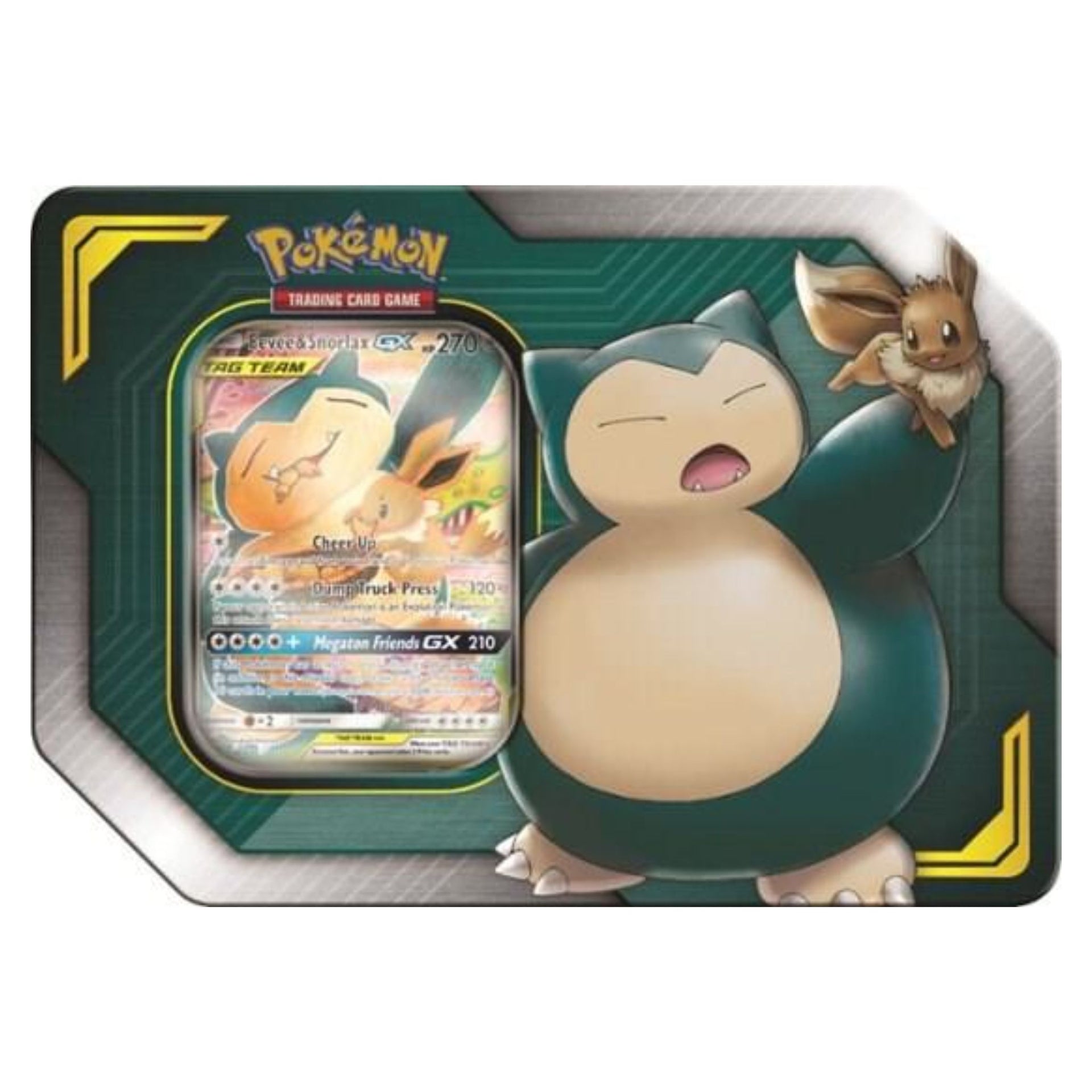Pokemon Tag Team Eevee & Snorlax GX Tin – Trading Card Market
