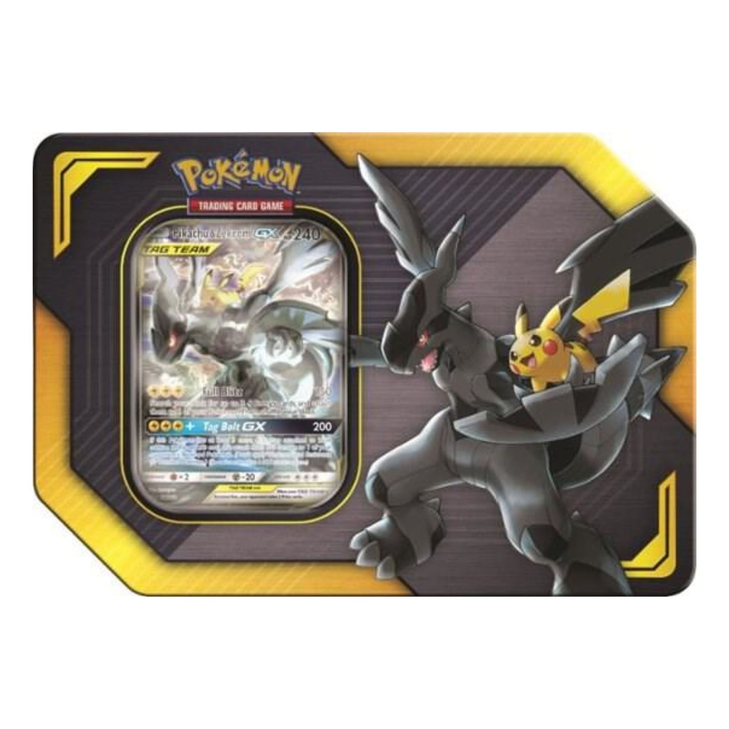 Pokemon Tag Team Pikachu & Zekrom GX Tin - Trading Card Market