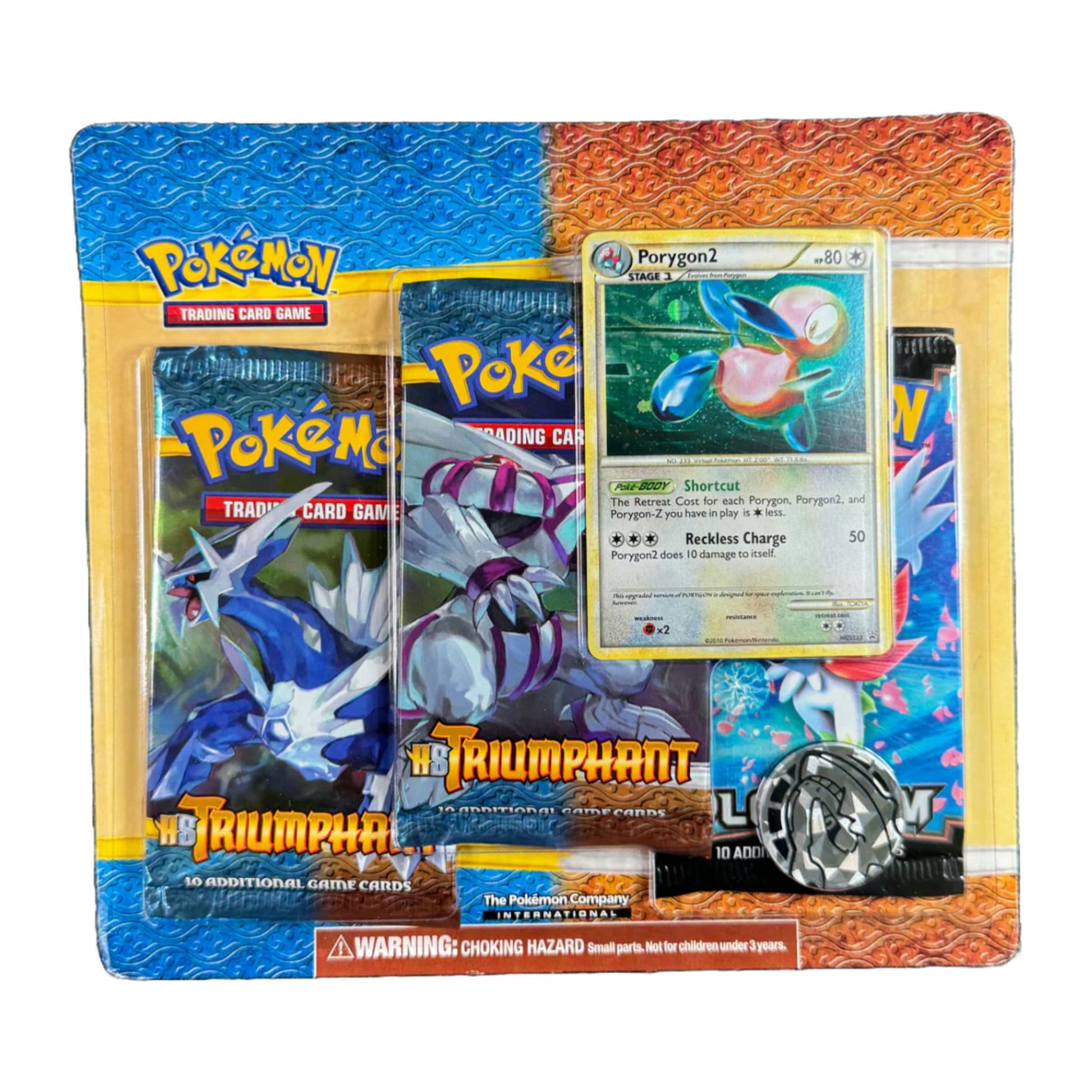 Pokemon Heart Gold Soul SIlver Triumphant 3-Pack Blister Trading Card Market Pokemon Heart Gold Soul SIlver Triumphant 3-Pack Blister Trading Card Market
