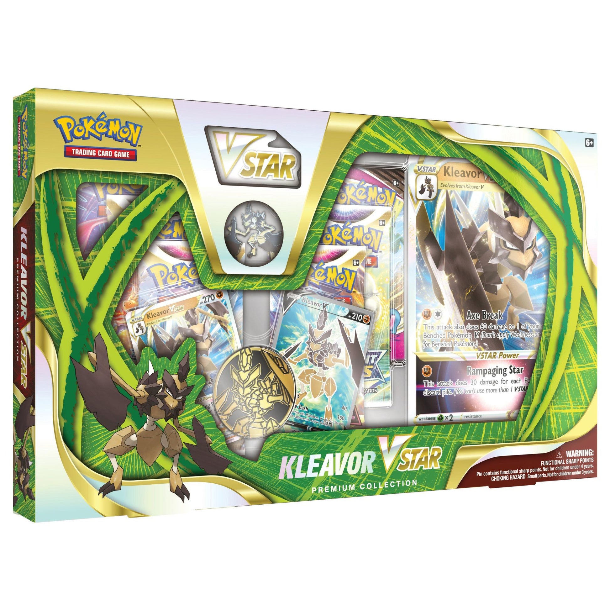 Pokemon Kleavor VStar Premium Collection Box – Trading Card Market
