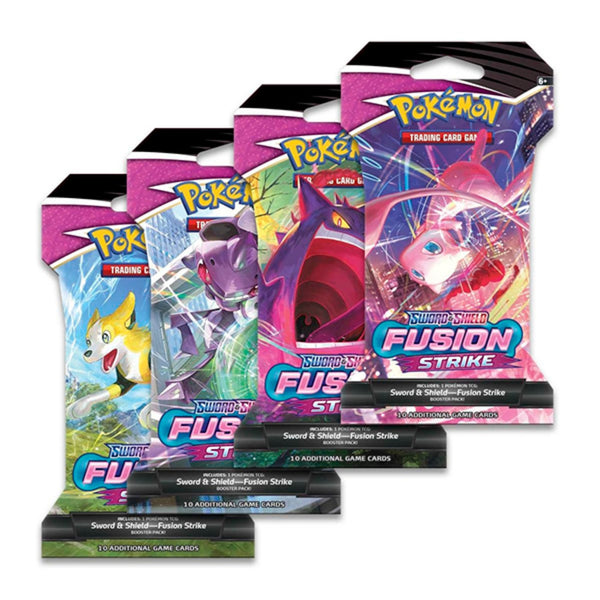 Pokemon Sword & Shield Fusion Strike Sleeved Booster Pack Pokemon Sword & Shield Fusion Strike Sleeved Booster Pack