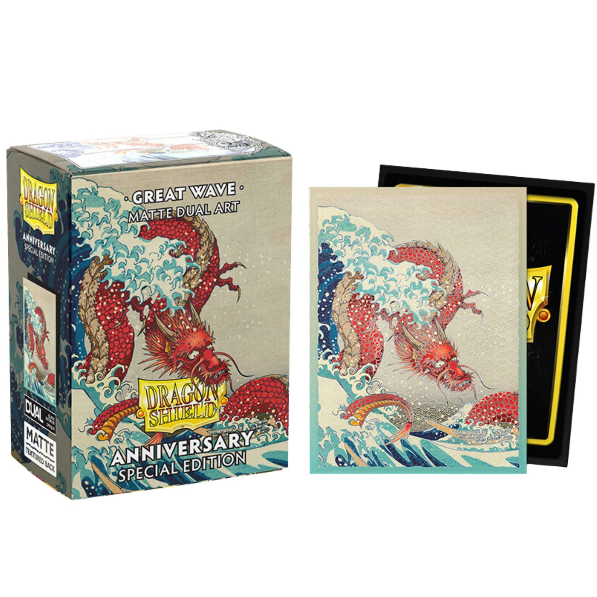 Dragon Shield Sleeves Standard Matte Great Wave Art Trading Card Market Dragon Shield Sleeves Standard Matte Great Wave Art Trading Card Market