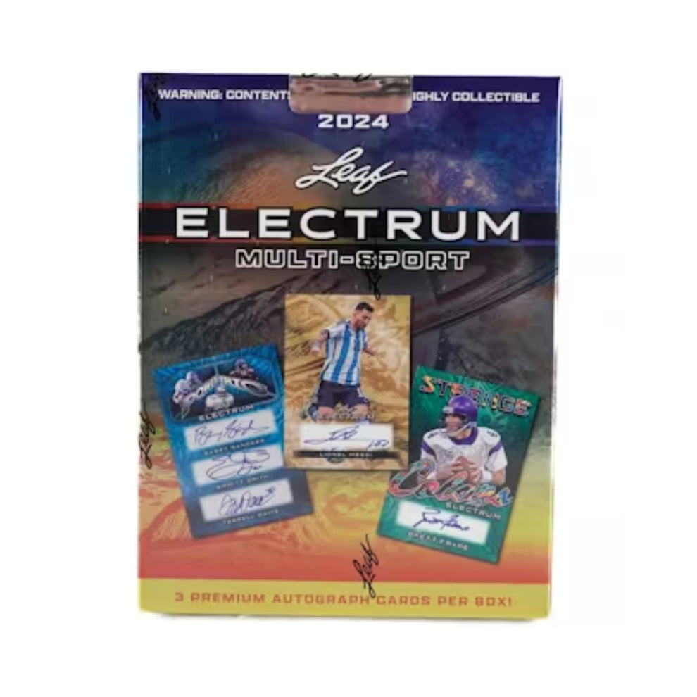 2024 Leaf Electrum MultiSport Hobby Box Trading Card Market